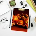 thumbnail image 2 of FMSHPON Halloween Pumpkins Clipboard Hardboard Wood Nursing Clip Board and Pull for Standard A4 Letter 13x9 inches, 2 of 6