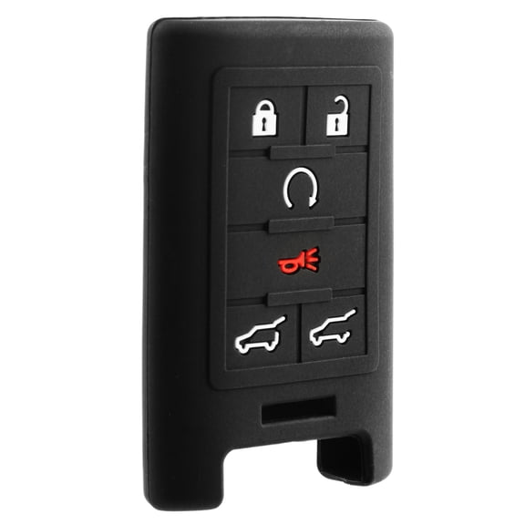 KEYLESSOPTION Key Fob Remote Silicone Case Cover Protector for 2007-2014 Cadillac Escalade Compatible with OUC60000223 OUC6000066, 1-Pack