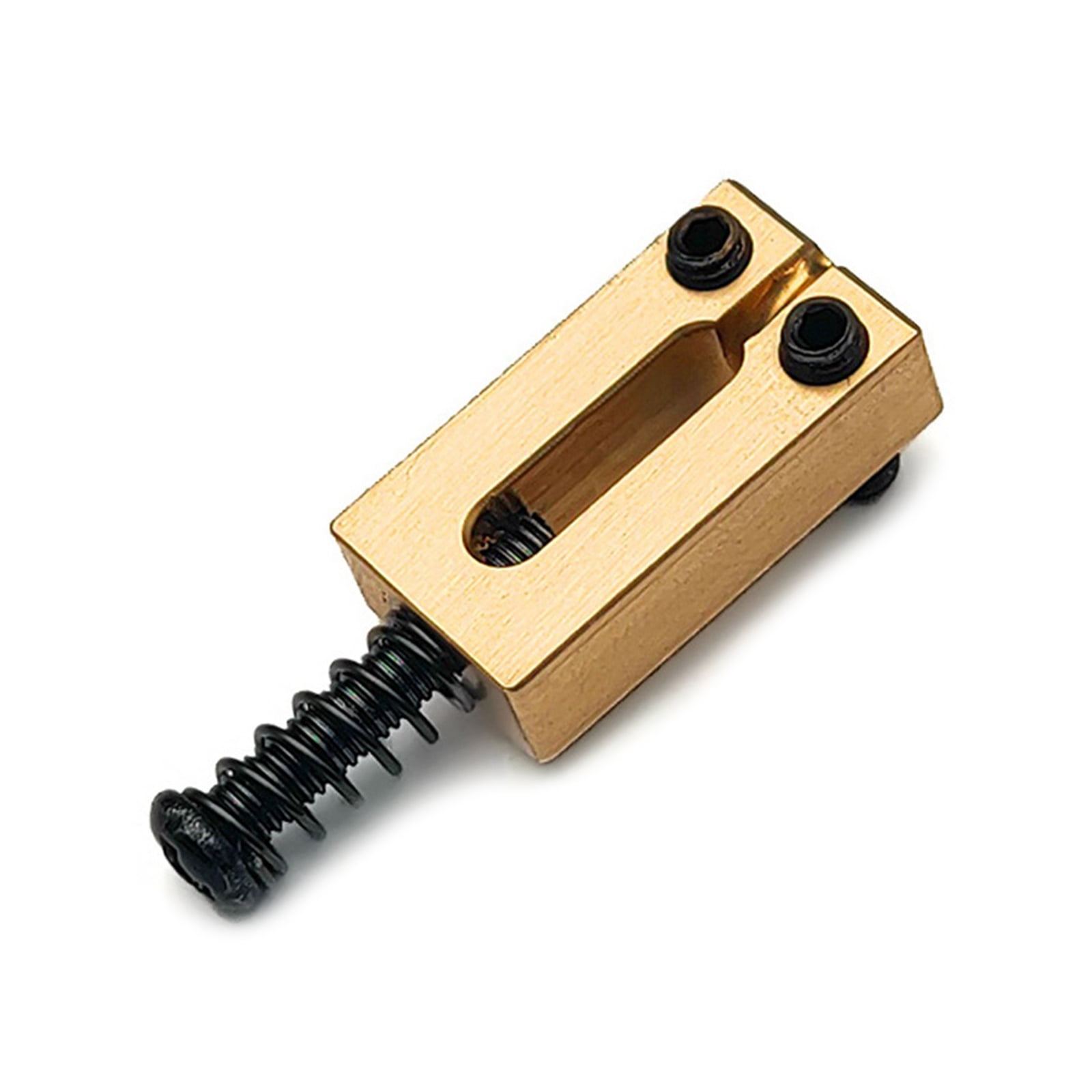 6Pcs 10.5mm Guitar Bridge Saddles Brass Tremolo Bridges Saddle Electric Guitar Bridge Saddles Guitar Parts Replacements