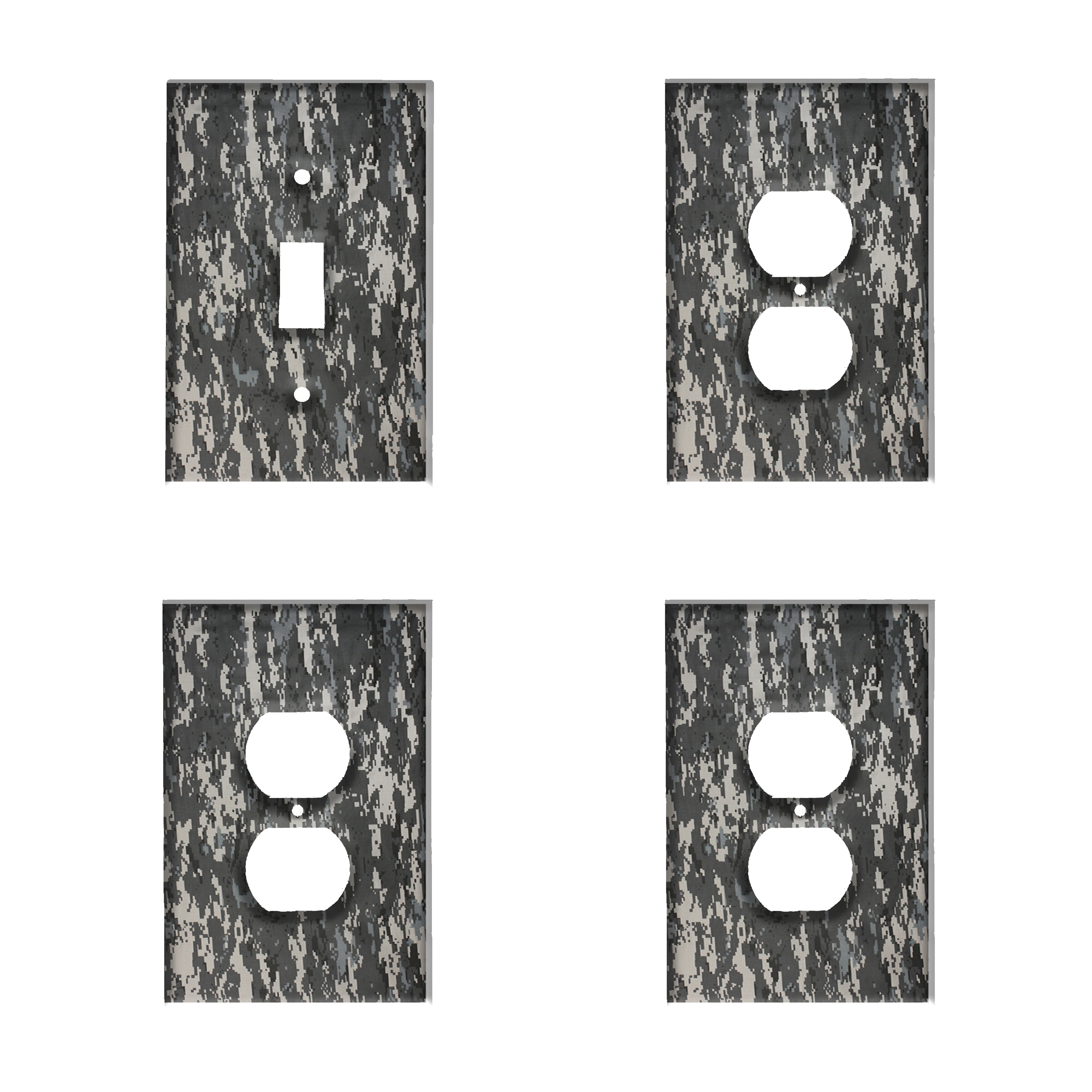 Digital Camouflage Decorative Outlet Cover Wall Plate 