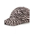 thumbnail image 3 of Topumt Women Men's Cotton Leopard Pattern Hat Ladies Winter Fleece Warm Baseball Cap for Girls, 3 of 3