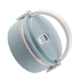 thumbnail image 3 of Stainless Steel Portable Blue Lunch Box for Rice Noodles, 3 of 12