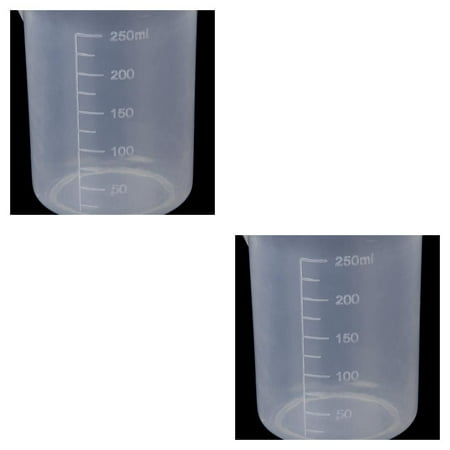 

8pcs 50ml 150ml 250ml 500ml Measuring Cup Tool Clear Plastic Laboratory Measuring Cup [Bag]