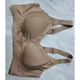 thumbnail image 5 of dgysar Elegant Plus Size Support Bra Comfortable Wire-Free Bralette for Daily Wear Coffee 44, 5 of 5