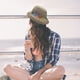 thumbnail image 4 of Circunferencia del sombrero: 50-54 cm, circunferencia de la cabeza pequeña, sombrero de paja, sombrero protector solar para mujer, sombrero de playa, sombrero de paja con flores pequeñas, 4 of 5