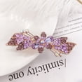 thumbnail image 4 of Barrette à Cheveux Forme Différente Faux Strass Incrusté Alliage Brillant pour Fille, 4 of 7