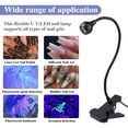 thumbnail image 2 of TINYSOME 5W UV Nail Lamp,Hands Free Gel LED Nail Dryer Polish Curing Lamps Gooseneck, 2 of 13