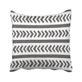thumbnail image 1 of RYLABLUE Drawn Chevron And Lines Abstract Geometric Pattern In Black And White Hand Tribal Pillowcase Throw Pillow Cover Case 20x20 inches, 1 of 2