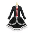 thumbnail image 4 of Dangaronpa Celestia Ludenberg Cosplay Dangaronpa Disfraz Uniforme Escolar Mujer Halloween Conjunto Completo Disfraz Gótico Lolita Fiesta, 4 of 5