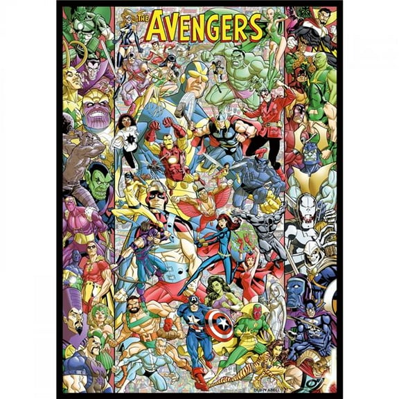 The Avengers 871093 Avengers 60th Anniversary Jigsaw Puzzle - 5000 Piece