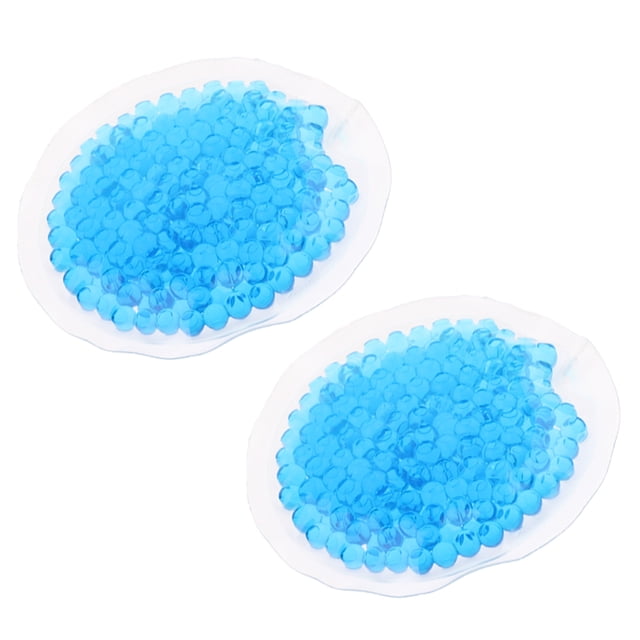 2 Unids Cojín de Hielo para Hinchazón de Congestión Compresa Gel para Terapia Alivio de Dolor SM SunniMix Gel Beads Hot Pack Frío