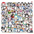 thumbnail image 2 of Paquete de pegatinas divertidas de vinilo con dibujos animados de pingüinos, 50 unidades, 2 of 2