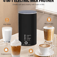 thumbnail image 3 of Single Serve Coffee Maker for K Cup & Ground Coffee with Milk Frother, 6 to 14 Oz Brew Sizes, Auto-Off Coffee Machine with Water Reservoir, 3 of 6