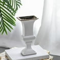 thumbnail image 2 of 12" Elliott Decorative Urn-Color:White,Style:Modern Chic, 2 of 3
