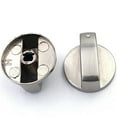 4 pcs Universal Gas Stove Knobs Cooker Oven Hob Control Knobs Switch 8mm Silver