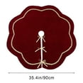 thumbnail image 4 of Christmas Tree Skirt Short Material Christmas Tree Decorations Ideal for Home & Office Holiday Decor, 4 of 5