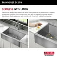 thumbnail image 7 of Delta 95C9031-36S-SS Rivet 36” Workstation Farmhouse Apron Front Kitchen Sink Undermount, 7 of 7