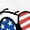 WHITE, variant on - Snoopy USA Shades - Women's Short Sleeve Graphic T-Shirt