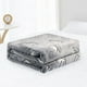 thumbnail image 1 of Manta que brilla en la oscuridad | Manta suave, cálida y afelpada para niñas, niños y adolescentes | Manta luminosa para todas las estaciones, ideal para cama, sofá o viajes | Azul cielo y gris, 1 of 5