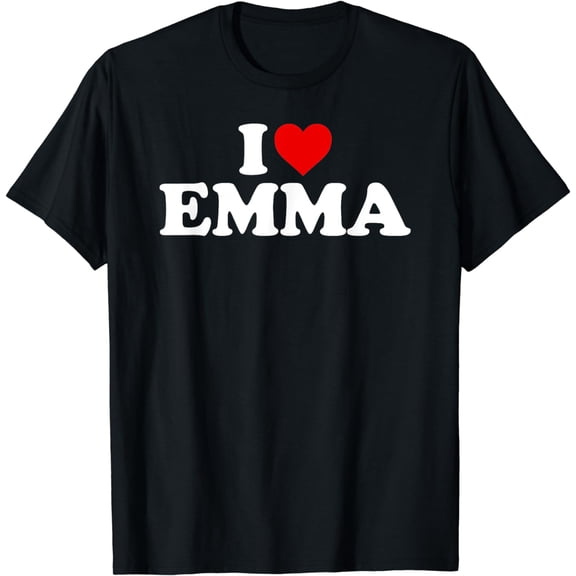I Love Emma - Heart T-Shirt