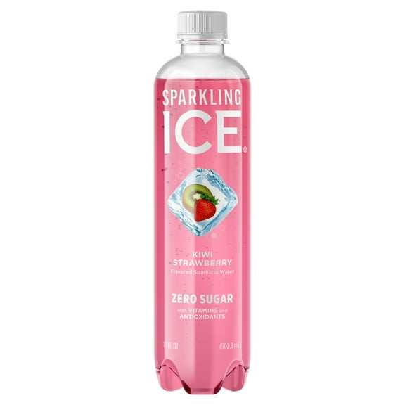 2 Pack - Sparkling Ice Kiwi Strawberry Sparkling Water 17 fl. oz. Bottle Package May Vary