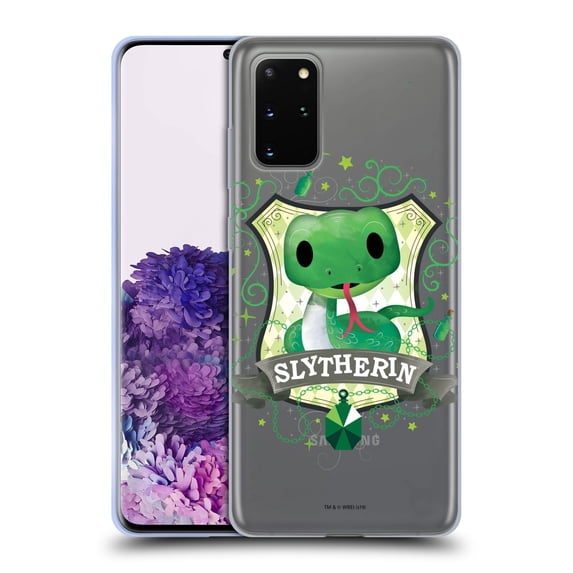 Head Case Designs Officially Licensed Harry Potter Deathly Hallows II Slytherin Soft Gel Case Compatible with Samsung Galaxy S20+ / S20+ 5G