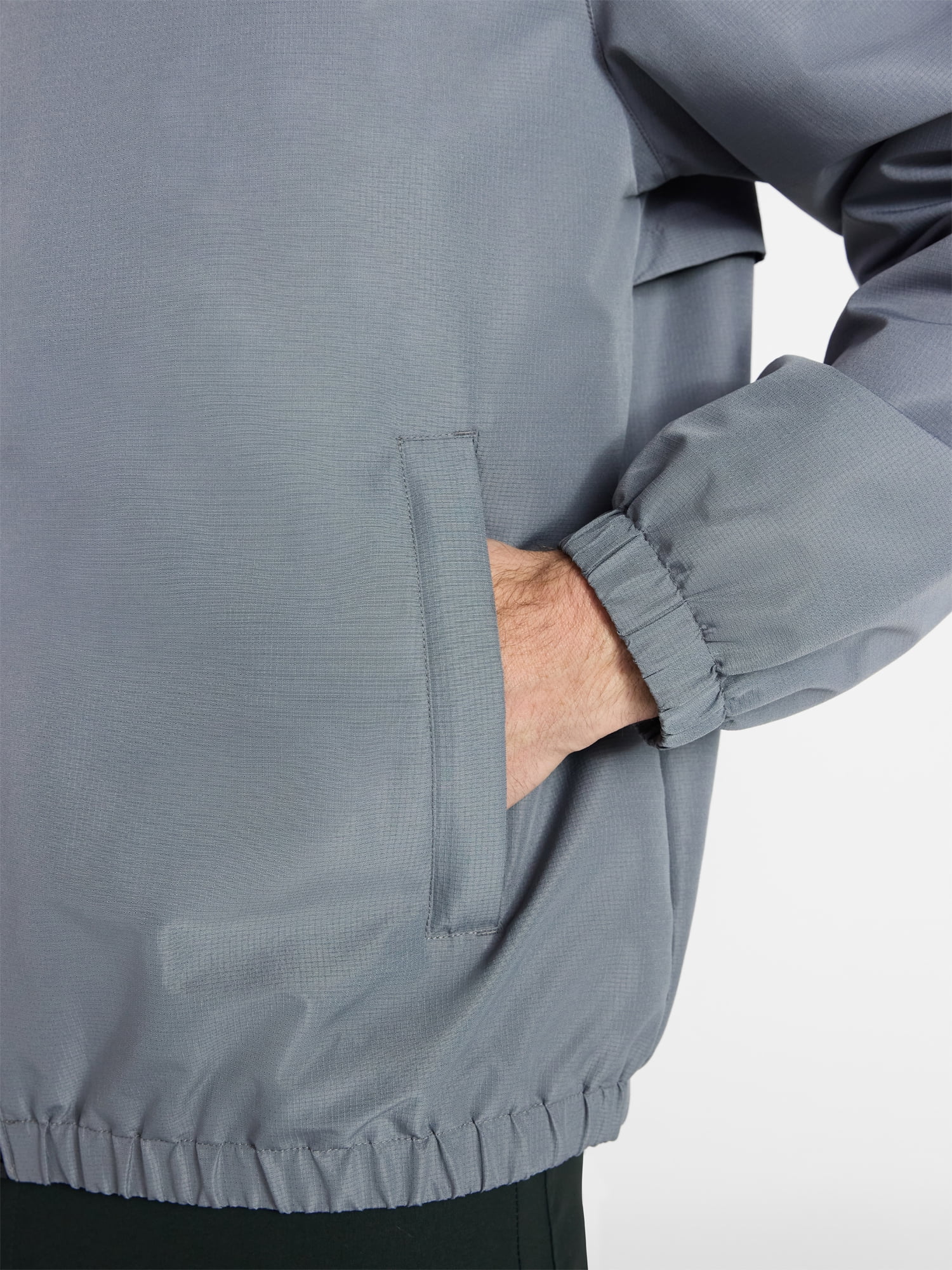 Ozark Trail Men's Windbreaker Jacket with Hood, Sizes S-3XL