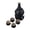 1stoneware black, variant on ANXPTIME Ceramic Sake Set With Candle Stove Bottle 4 Cups Warming Bowl Set Serving Gift