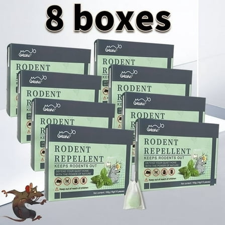 Mouse deterrentRat poison-10PackPeppermint Oil Mouse Repellent Balls for Rats Mice Deterrent, Natural Mouse Traps for Indoor Outdoor Use