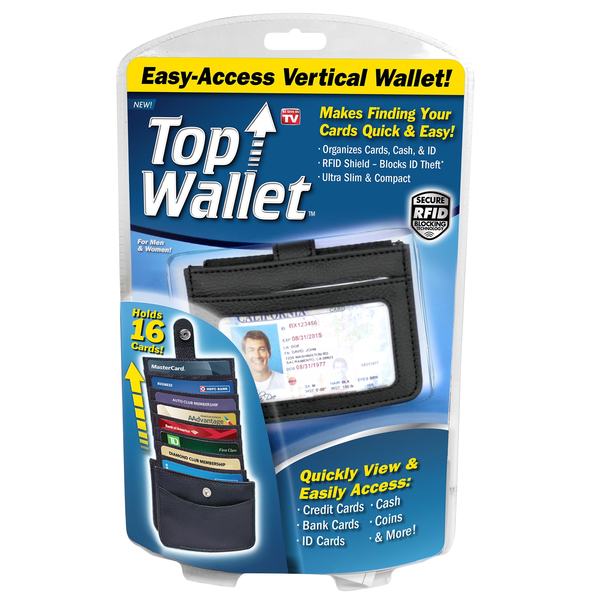 Vext Slim Wallet Quick Access Card Holder with Cash Band//Pocket