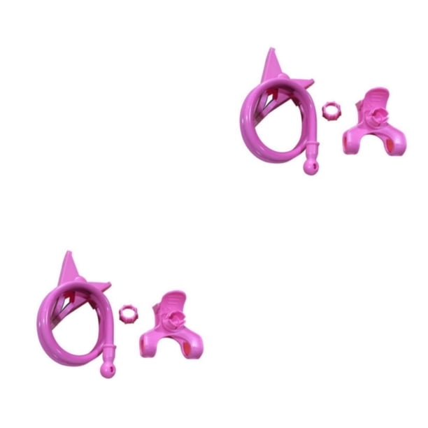 Methold Soporte universal para teléfono móvil de 360 grados Soporte de montaje de escritorio perezoso flexible ajustable ligero Rosa 2piezas