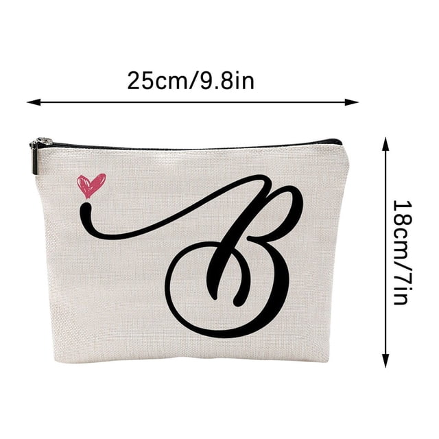 Gifts for Girlfriend,Makeup Case Toiletry Bag with You Send Love Message, Friend Presentation