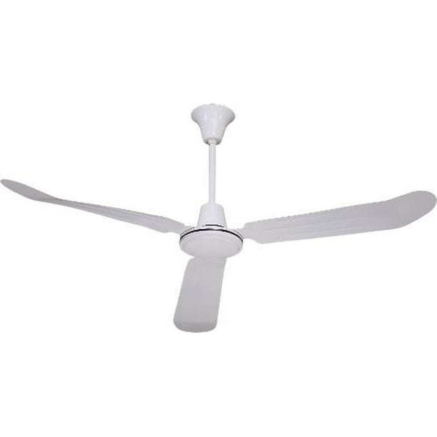 Ceiling Fan With Three Blades 56 In White On Ceiling Fan With Three Blades