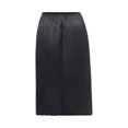 thumbnail image 4 of Jupon Demi-Long pour Femmes, Uni, Taille Élastique, Doublure Intérieure, Jupe Midi, Long Jupon S-TTG, 4 of 7