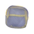 thumbnail image 4 of Neceser de malla para maquillaje, resistente, portátil, organizador ligero, multiusos, bolsa de viaje. Púrpura, 4 of 9