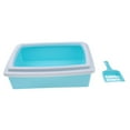 thumbnail image 3 of Caja de Arena para Gatos Yuyangstore Bandeja de Inodoro con Pala Azul, 3 of 8