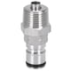 thumbnail image 2 of Adaptador de poste de bloqueo de bola de gas de 19/32‑18 con rosca macho NPT de 1/2 pulg. para barril Corny Keg, 2 of 14