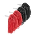 thumbnail image 1 of Pack de 12 pompones Pangda Sports Dance con diseño de porristas (rojo/negro), 1 of 5