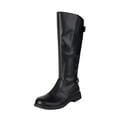 thumbnail image 4 of OKBOP Ladies Tall Boots Faux Leather Riding Buckle Knee-High Fall, 4 of 5