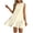 Yellow, variant on Summer Sundresses for Women Crewneck Sleeveless Polka Dots Tank Dress Casual Loose Flowy Ruffle Hem Beach Mini Dress