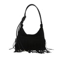 thumbnail image 1 of Axila Bag Hobo Crossbody Vintage Finger Tassel Gamuza para Mujeres, 1 of 7