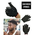 thumbnail image 2 of TWO SIDE Twist Hair Sponge, Sponge Brush Glove for Hair, Curling Sponge Glove for Men or Women Curls (Black), 2 of 7