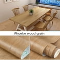 thumbnail image 1 of 50cm Wide Wood Grain Home Decor Furniture Waterproof Vinyl Wall Sticker Self Adhesive PVC Wallpaper Kitchen Cabinet Door Sticker, 1 of 4