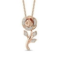 thumbnail image 4 of Rings for Women 1Set Fashion Rose Crystal Jewelry Sets Earring Pedant Necklace Ring for Women Rose Gold Wedding Anniversary Valentines Gift Size 9 Valentine's Day Gifts, 4 of 8