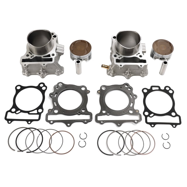Front Rear Cylinder Barrel Jug Piston Kit for Suzuki V Strom 650 DL650 2004-2011