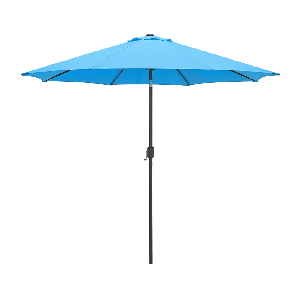 Abble Outdoor 10ft Patio Umbrella with Crank and Tilt - Aqua