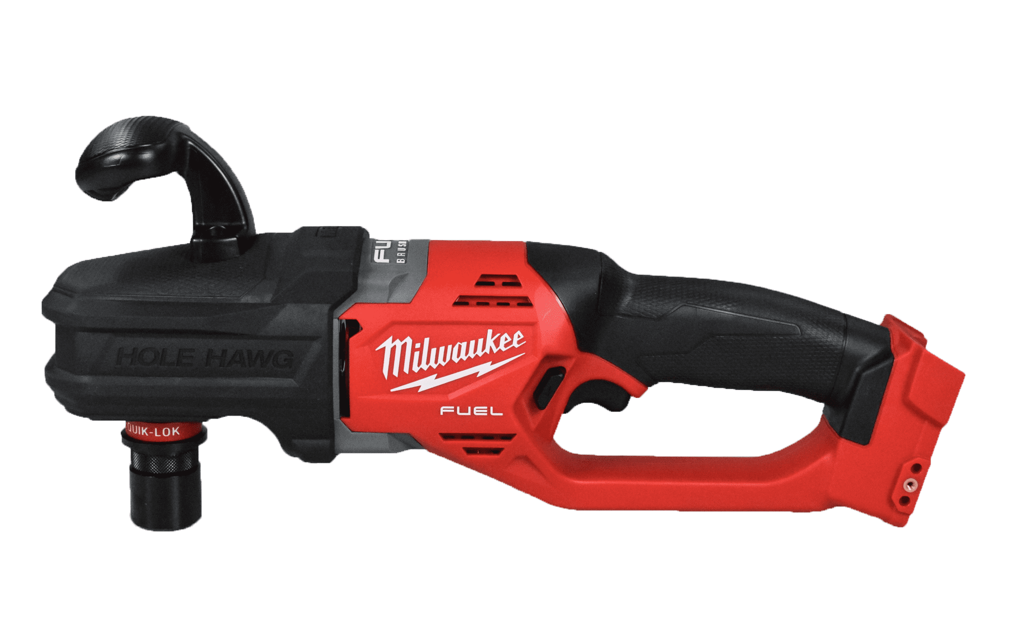 Milwaukee 2808-20 M18 FUEL HOLE HAWG Brushless Lithium-Ion Cordless Right  Angle Drill With 7/16 QUIK-LOK (Tool Only)