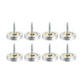 thumbnail image 5 of Uxcell 0.98'' Mirror Screws Decorative Cap Cover Nails Polished Stainless Steel Silvery 8pcs, 5 of 5