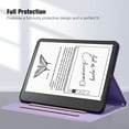 thumbnail image 6 of ELEHOLD Slim Flip Case for Amazon Kindle Scribe 10.2'2022)/ Amazon Kindle Scribe 10.2'2024)(, Cute Kitten Shockproof Magnetic Flip Kickstand Multi-Angle Card Slot Full Protection Case ,Purple, 6 of 12