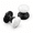 Matt Black-Hall, variant on Antique Brexterior Door Lock Set With Porcelain Knob